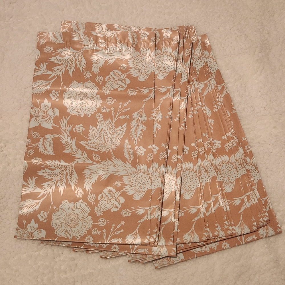 Floral ▪︎10 CT.▪︎ Polymailers NWT